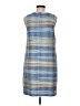 Akemi + Kin Tweed Blue Casual Dress Size 6 - photo 2