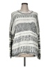 Gibson Latimer Print Silver Pullover Sweater Size XL - photo 1
