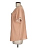 Unbranded 100% Polyester Tan Short Sleeve Blouse Size M - photo 5