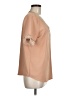 Unbranded 100% Polyester Tan Short Sleeve Blouse Size M - photo 4