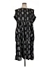 Assorted Brands Paisley Black Casual Dress Size EU 48 / US 18 - photo 1