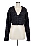 Venus Tweed Blue Black Cardigan Size M - photo 1