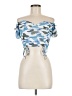 Tiger Mist Blue Short Sleeve Top Size XS - photo 1