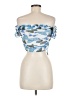 Tiger Mist Blue Short Sleeve Top Size XS - photo 2
