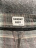 Sunday Best Plaid Gray Casual Pants Size S - photo 7