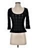 St. John Black 3/4 Sleeve Top Size P (petite) - photo 1
