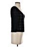 St. John Black 3/4 Sleeve Top Size P (petite) - photo 4