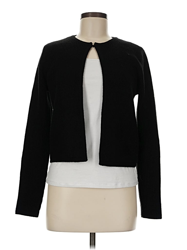 Pre-owned Ann Taylor Cardigan Sweater In Black