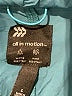 all in motion 100% Nylon Color Block Teal Windbreaker Size S - photo 6