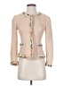 Moschino 100% Cotton Tweed Ivory Jacket Size 4 - photo 1
