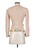 Moschino 100% Cotton Tweed Ivory Jacket Size 4 - photo 2