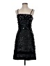 CITRINE 100% Polyester Stars Black Cocktail Dress Size 4 - photo 1