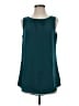 CAbi 100% Polyester Teal Sleeveless T-Shirt Size S - photo 1