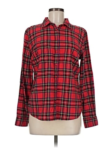 St. John's Bay Long Sleeve Button-Down Shirt (view 1)
