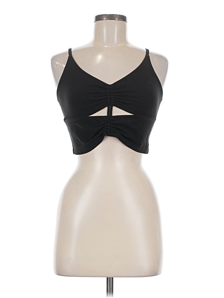 Pre-owned Athleta Sports Bra In Black