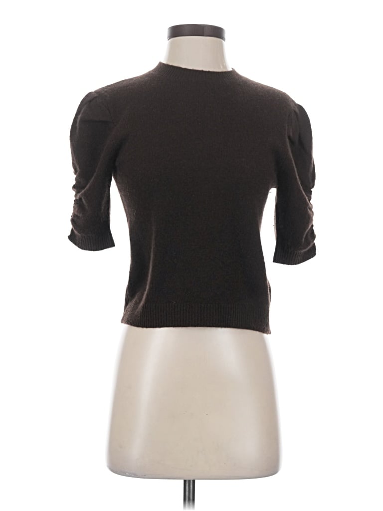 Pre-owned Frame Cashmere Cardigan Sweater In Brown