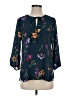 West Kei 100% Polyester Blue 3/4 Sleeve Blouse Size S - photo 1