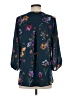 West Kei 100% Polyester Blue 3/4 Sleeve Blouse Size S - photo 2