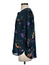 West Kei 100% Polyester Blue 3/4 Sleeve Blouse Size S - photo 5