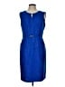 Ellen Tracy 100% Polyester Blue Cocktail Dress Size 10 - photo 1