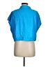 Splash Blue Short Sleeve Blouse Size M - photo 2