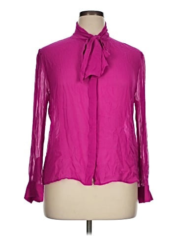 DKNY Long Sleeve Blouse (view 1)