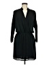 Eight Sixty 100% Polyester Solid Black Casual Dress Size M - photo 1