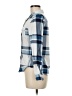 Passport 100% Polyester Plaid Blue Long Sleeve Blouse Size M - photo 5