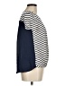 Charming Charlie Stripes Ivory Short Sleeve Top Size M - photo 4