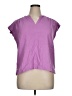 Splendid Purple Short Sleeve Blouse Size XL - photo 1