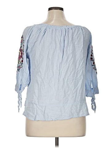 Democracy 3/4 Sleeve Blouse (view 2)