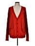 Paul Fredrick Red Silk Cardigan Size L - photo 1