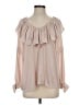 Mustard Seed 100% Polyester Pink 3/4 Sleeve Blouse Size S - photo 1