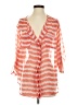 Karlie 100% Polyester Orange 3/4 Sleeve Blouse Size S - photo 1