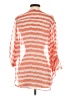 Karlie 100% Polyester Orange 3/4 Sleeve Blouse Size S - photo 2