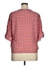 Unbranded 100% Polyester Red Short Sleeve Blouse Size XL - photo 2