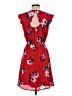 41Hawthorn 100% Polyester Print Red Casual Dress Size S - photo 2