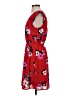 41Hawthorn 100% Polyester Print Red Casual Dress Size S - photo 5