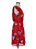 41Hawthorn 100% Polyester Print Red Casual Dress Size S - photo 4