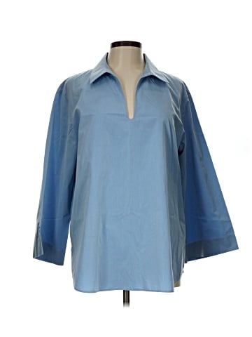 Lafayette 148 New York 3/4 Sleeve Blouse (view 1)