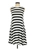 Elan Stripes Gray Casual Dress Size S - photo 1
