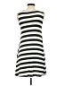 Elan Stripes Gray Casual Dress Size S - photo 2