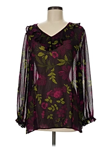 Susan Graver Long Sleeve Blouse (view 1)