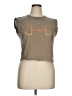 Unbranded Brown Sleeveless T-Shirt Size 0X - photo 1
