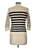 Ann Taylor Stripes Ivory Pullover Sweater Size M - photo 2