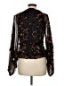 ALLSAINTS 100% Polyamide Animal Print Black 3/4 Sleeve Blouse Size 6 - photo 2