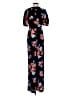 No.6 Store 100% Silk Floral Blue Jumpsuit Size XS (0) - photo 2