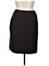 Laura Scott Solid Black Brown Formal Skirt Size 14 - photo 1