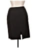 Laura Scott Solid Black Brown Formal Skirt Size 14 - photo 2