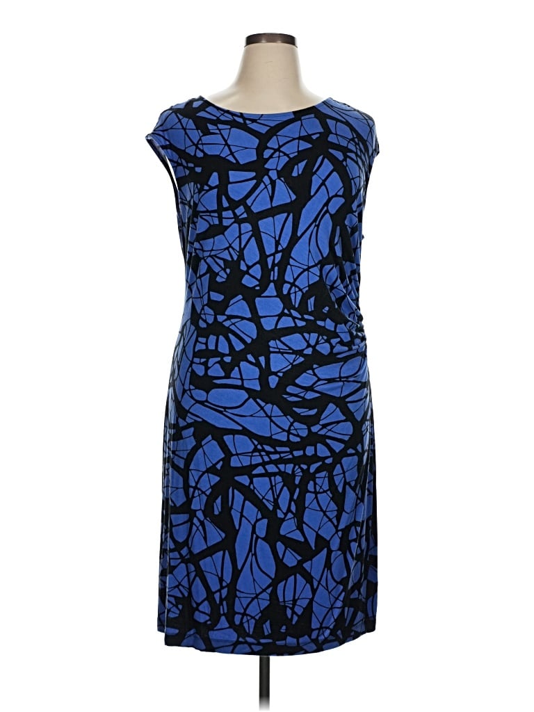 Pre-owned Dana Buchman Cocktail Dress In Blue